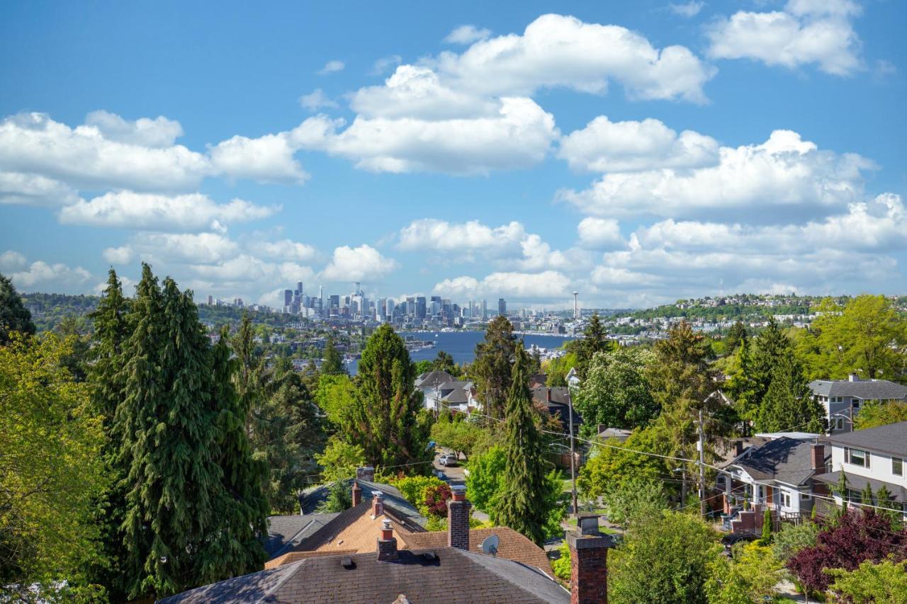Rooftop Patio With Waterview, Private Garden & Grill 3Br 3Ba- Modern Cityscape Seattle Dış mekan fotoğraf