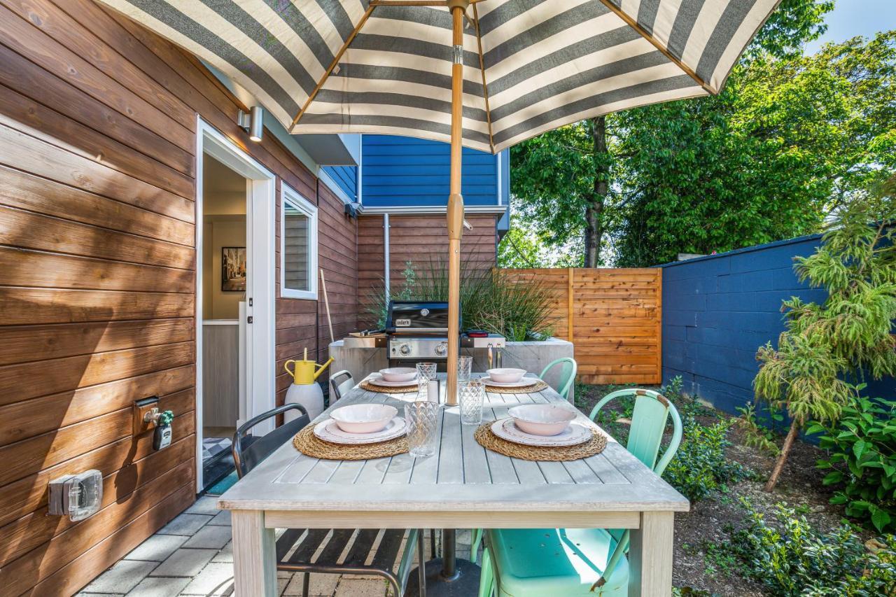 Rooftop Patio With Waterview, Private Garden & Grill 3Br 3Ba- Modern Cityscape Seattle Dış mekan fotoğraf