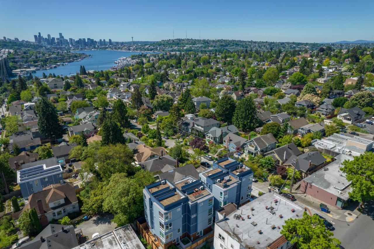 Rooftop Patio With Waterview, Private Garden & Grill 3Br 3Ba- Modern Cityscape Seattle Dış mekan fotoğraf
