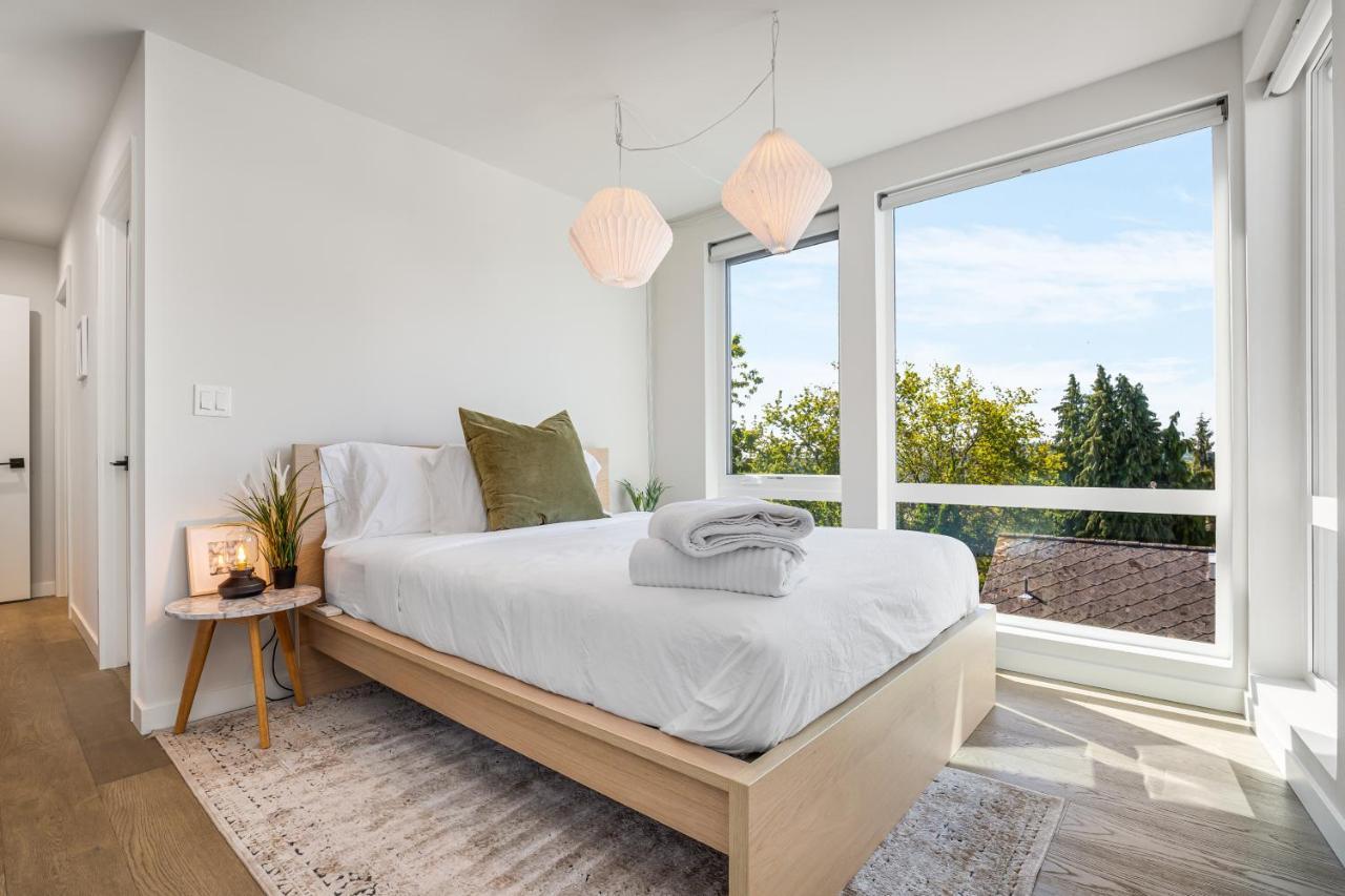 Rooftop Patio With Waterview, Private Garden & Grill 3Br 3Ba- Modern Cityscape Seattle Dış mekan fotoğraf