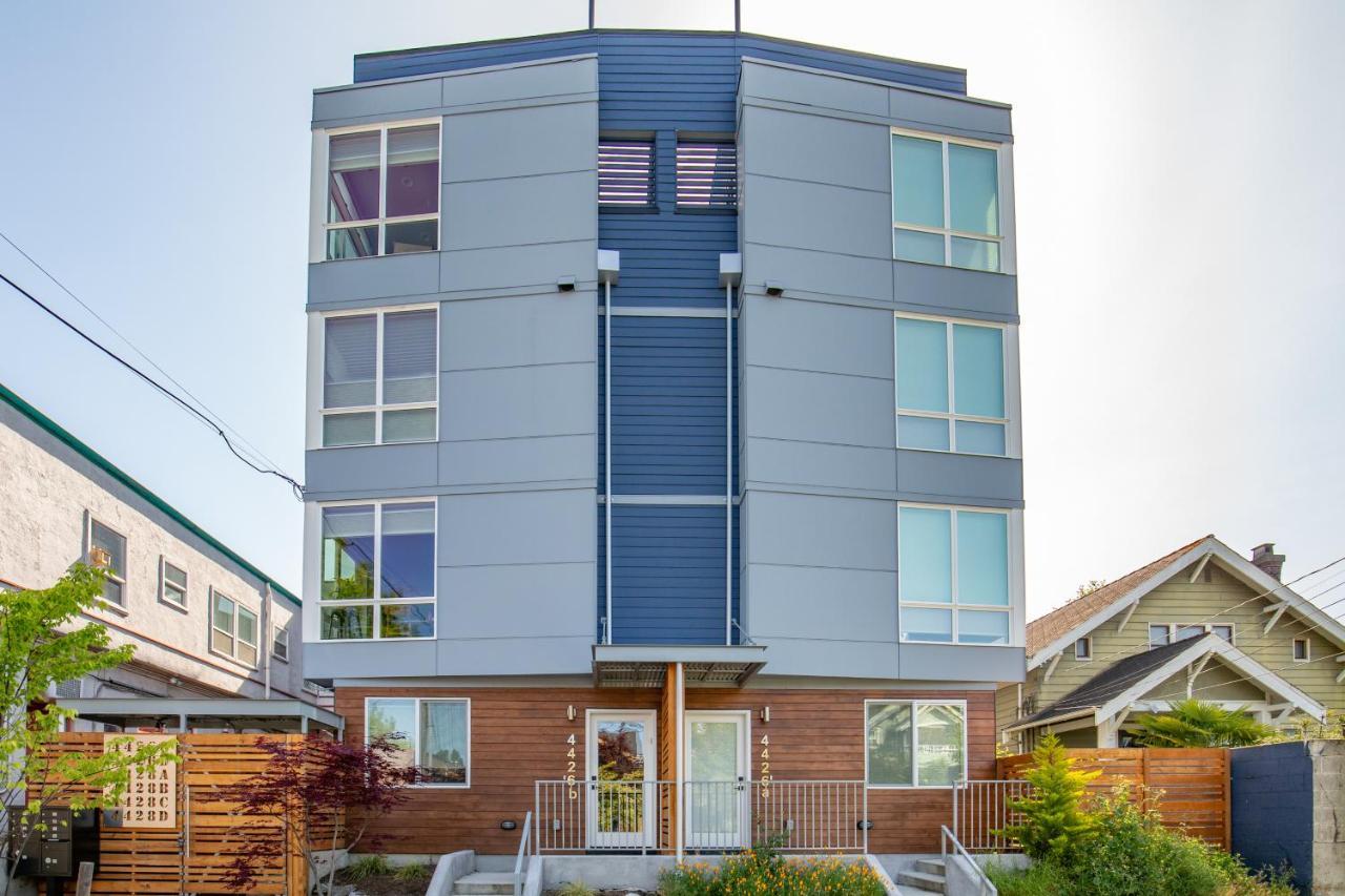 Rooftop Patio With Waterview, Private Garden & Grill 3Br 3Ba- Modern Cityscape Seattle Dış mekan fotoğraf